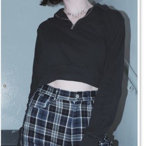 Brandy Melville quarter zip top